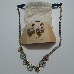 NWT Chloe & Isabel Floral Earrings & Neckace set